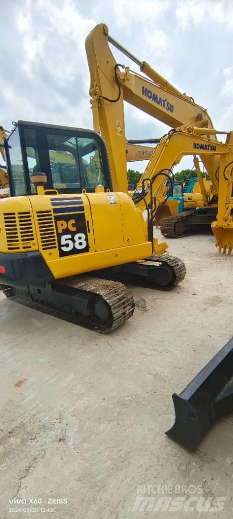 Komatsu PC 58 Mini ekskavatörler, 7 tona dek