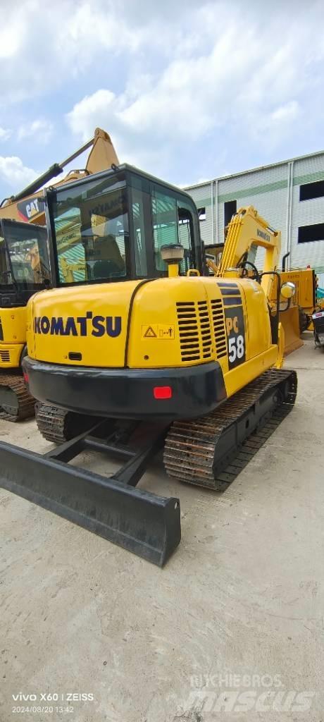 Komatsu PC 58 Mini ekskavatörler, 7 tona dek