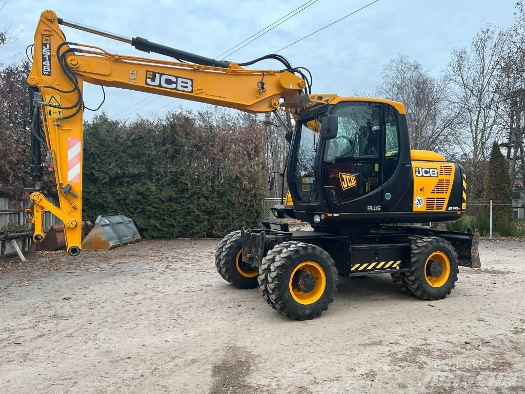 JCB JS 145 W+ TT4i Lastik tekerli ekskavatörler
