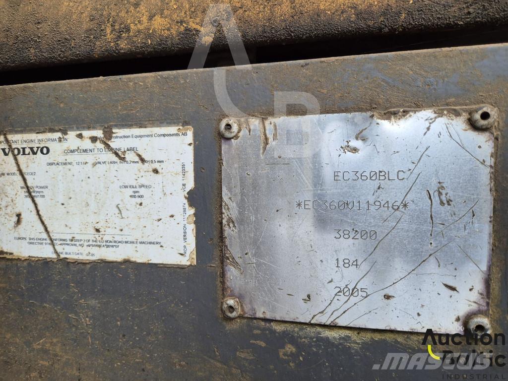 Volvo EC 360 BLC Paletli ekskavatörler