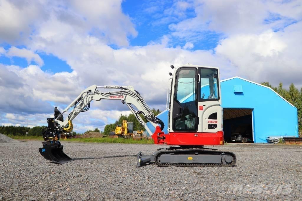 Takeuchi TB325R Mini ekskavatörler, 7 tona dek