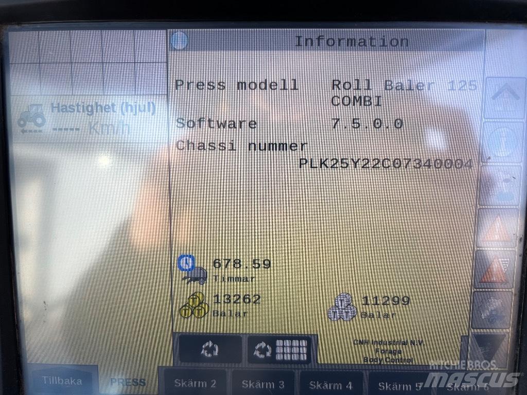New Holland RB 125 Rulo balya makinalari