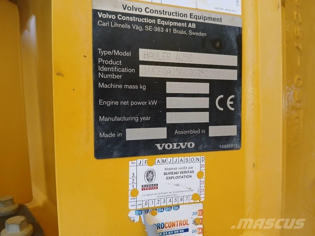 Volvo A 25 G Belden kirma kaya kamyonu