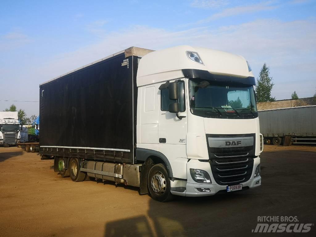 DAF XF 480 6x2 Jumbo Kayar tenteli kamyonlar