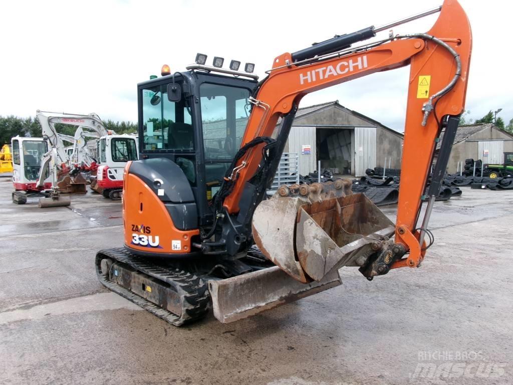 Hitachi Zaxis 33U-6 Mini ekskavatörler, 7 tona dek