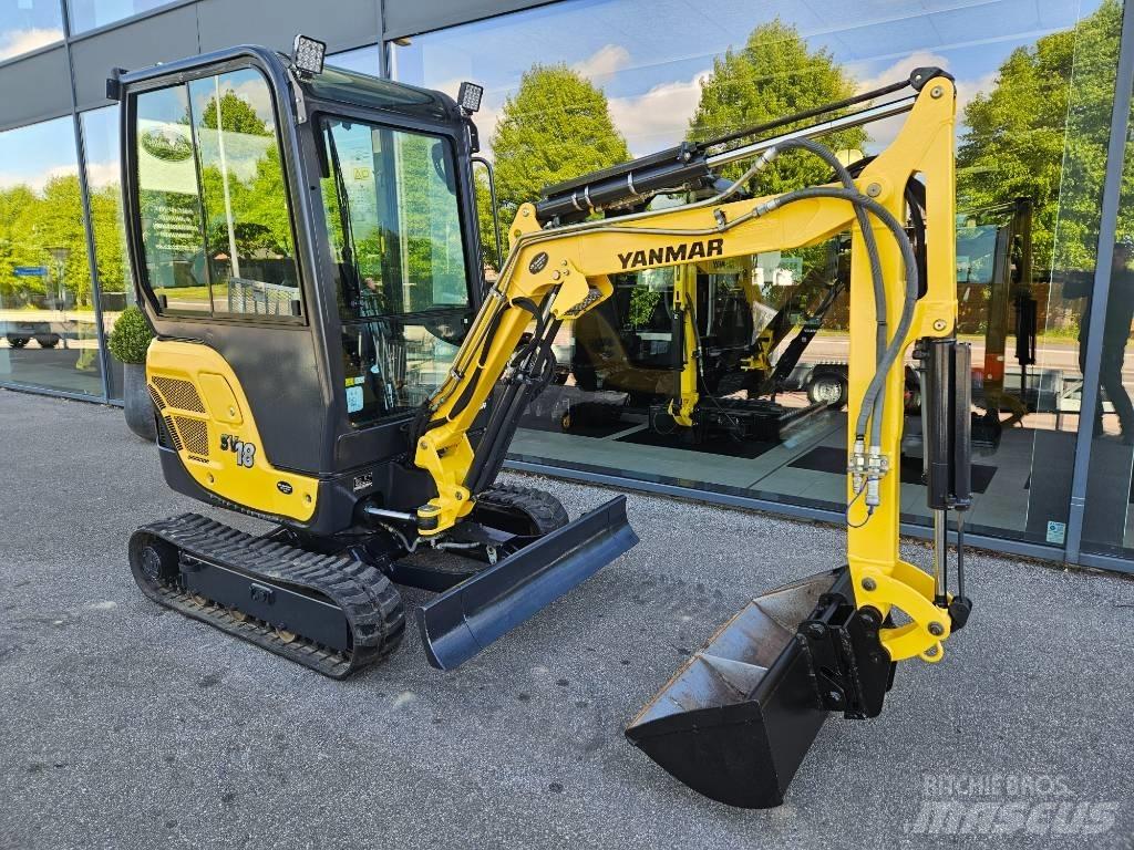 Yanmar SV 18 Mini ekskavatörler, 7 tona dek
