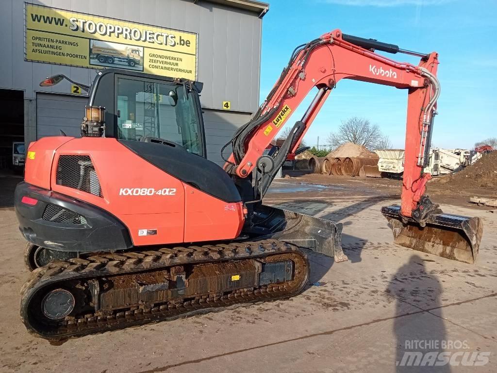 Kubota KX 080 Midi ekskavatörler 7 - 12 t