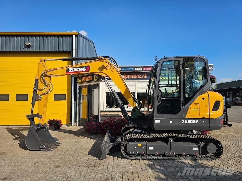 XCMG XE60GA Mini ekskavatörler, 7 tona dek
