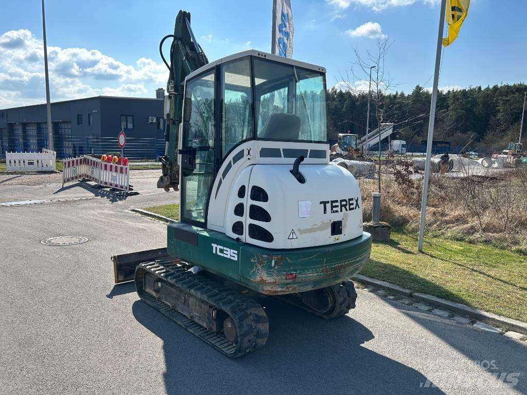 Terex TC 35 Mini ekskavatörler, 7 tona dek