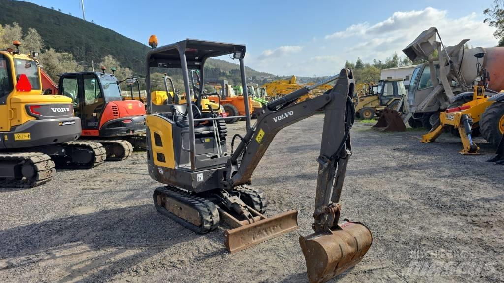 Volvo EC 18 Mini ekskavatörler, 7 tona dek