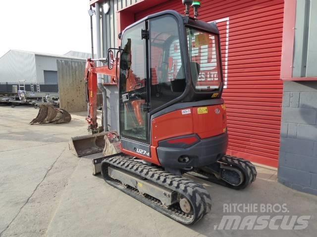 Kubota U 27-4 Mini ekskavatörler, 7 tona dek