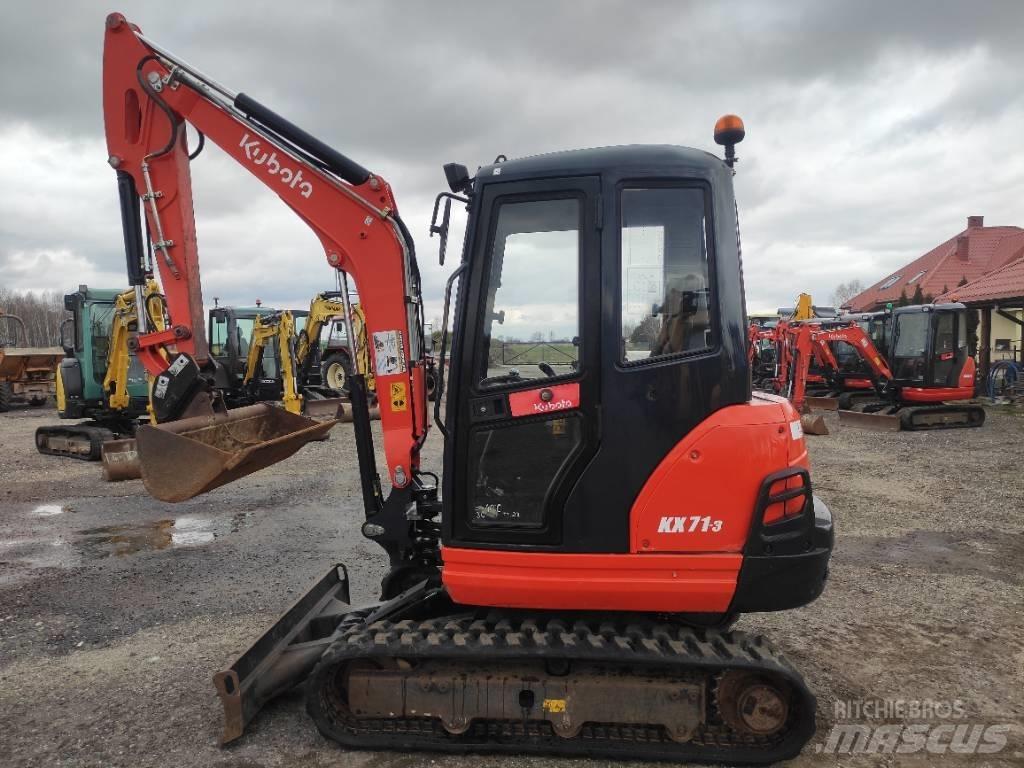 Kubota KX 71-3 Mini ekskavatörler, 7 tona dek