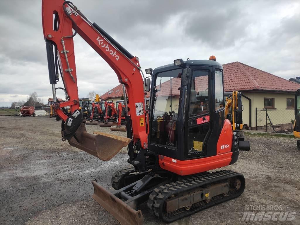 Kubota KX 71-3 Mini ekskavatörler, 7 tona dek