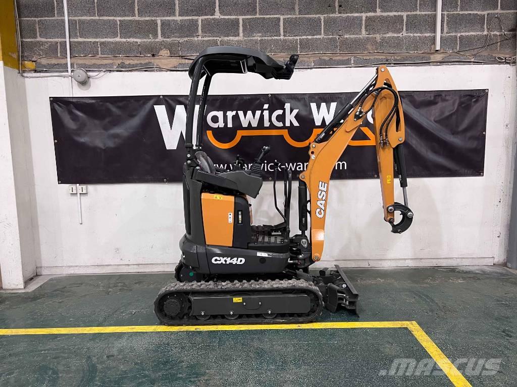 CASE CX 14 D Mini ekskavatörler, 7 tona dek