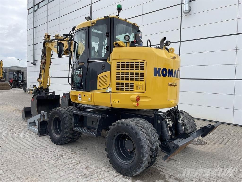 Komatsu PW118MR-11 Lastik tekerli ekskavatörler
