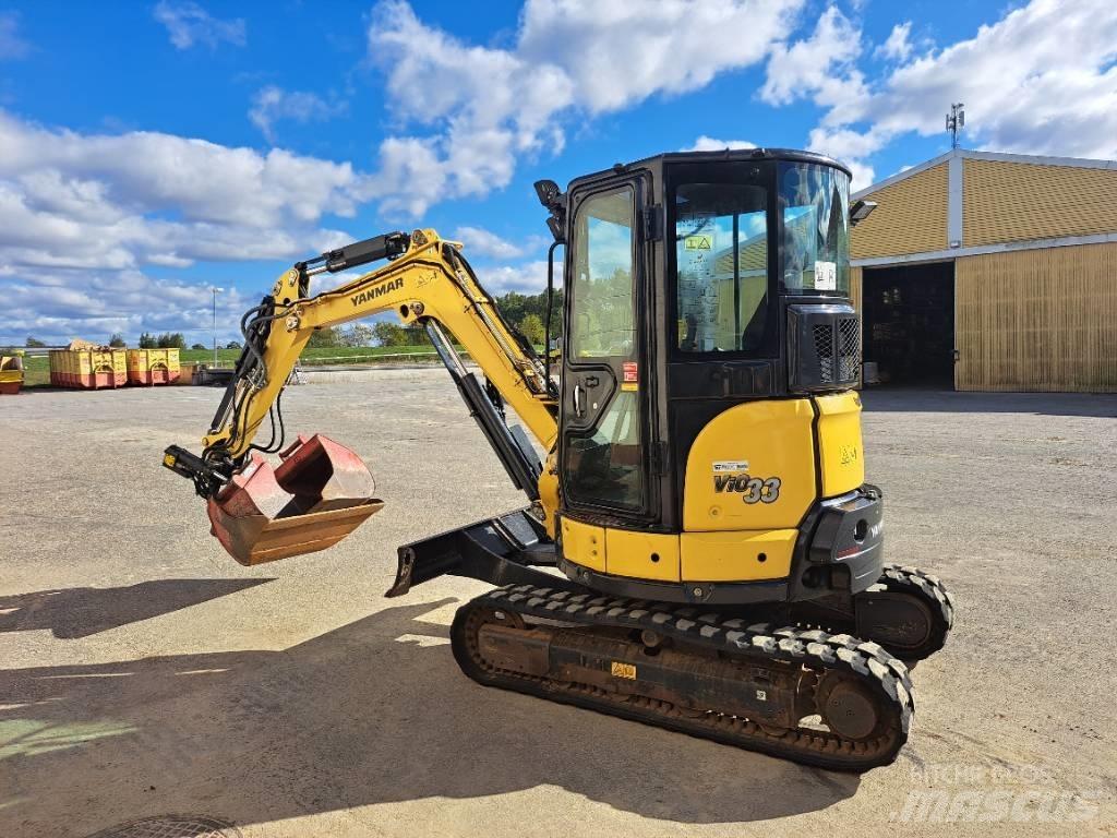 Yanmar Vio 33 Mini ekskavatörler, 7 tona dek
