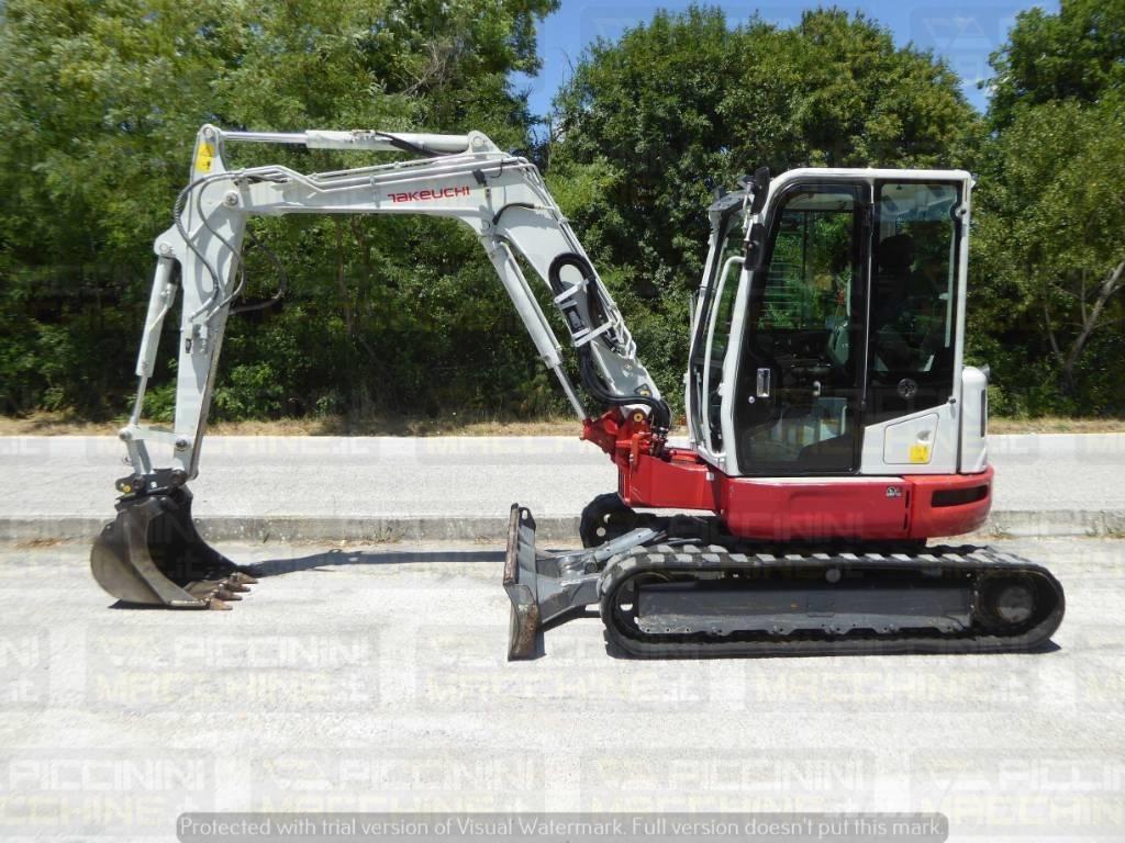Takeuchi TB257FR Mini ekskavatörler, 7 tona dek