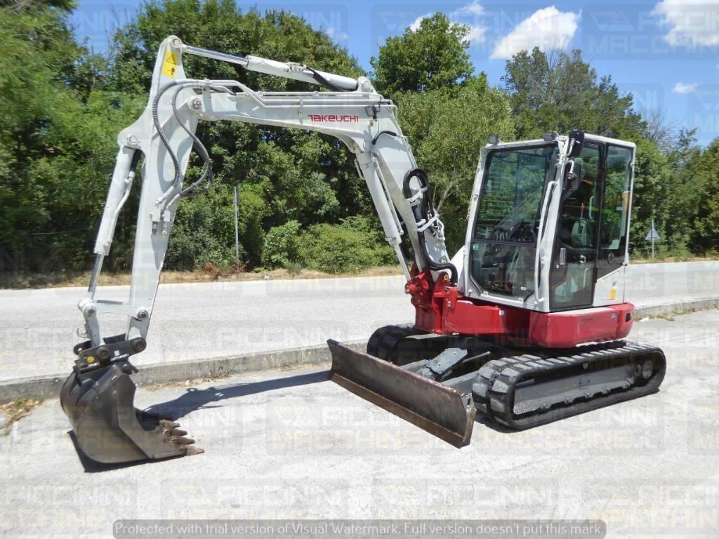 Takeuchi TB257FR Mini ekskavatörler, 7 tona dek