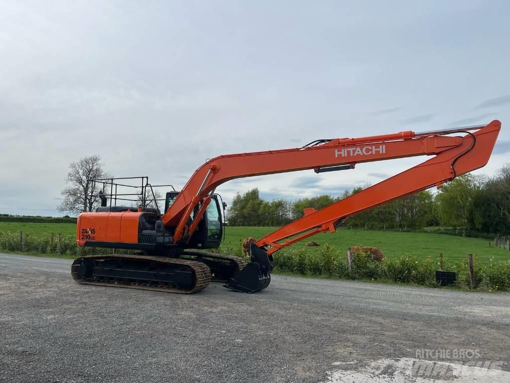Hitachi Zaxis 210 LC Uzun bomlu ekskavatörler
