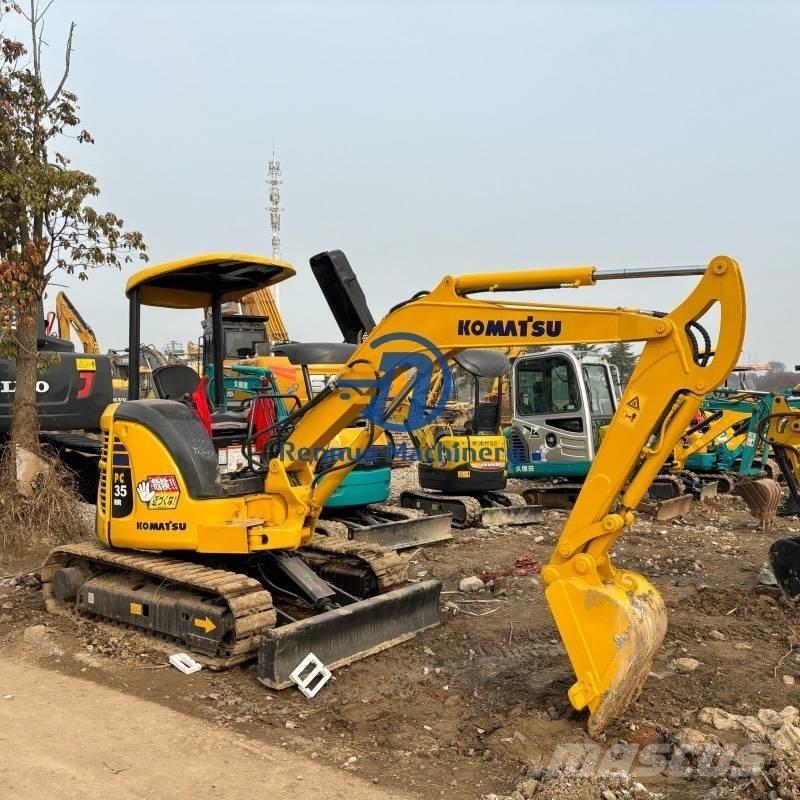 Komatsu PC35MR Mini ekskavatörler, 7 tona dek