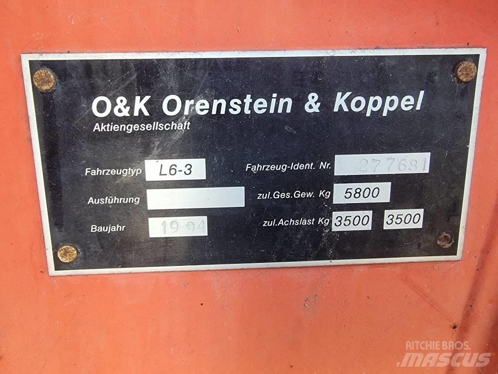 O&K L 6 Tekerlekli yükleyiciler