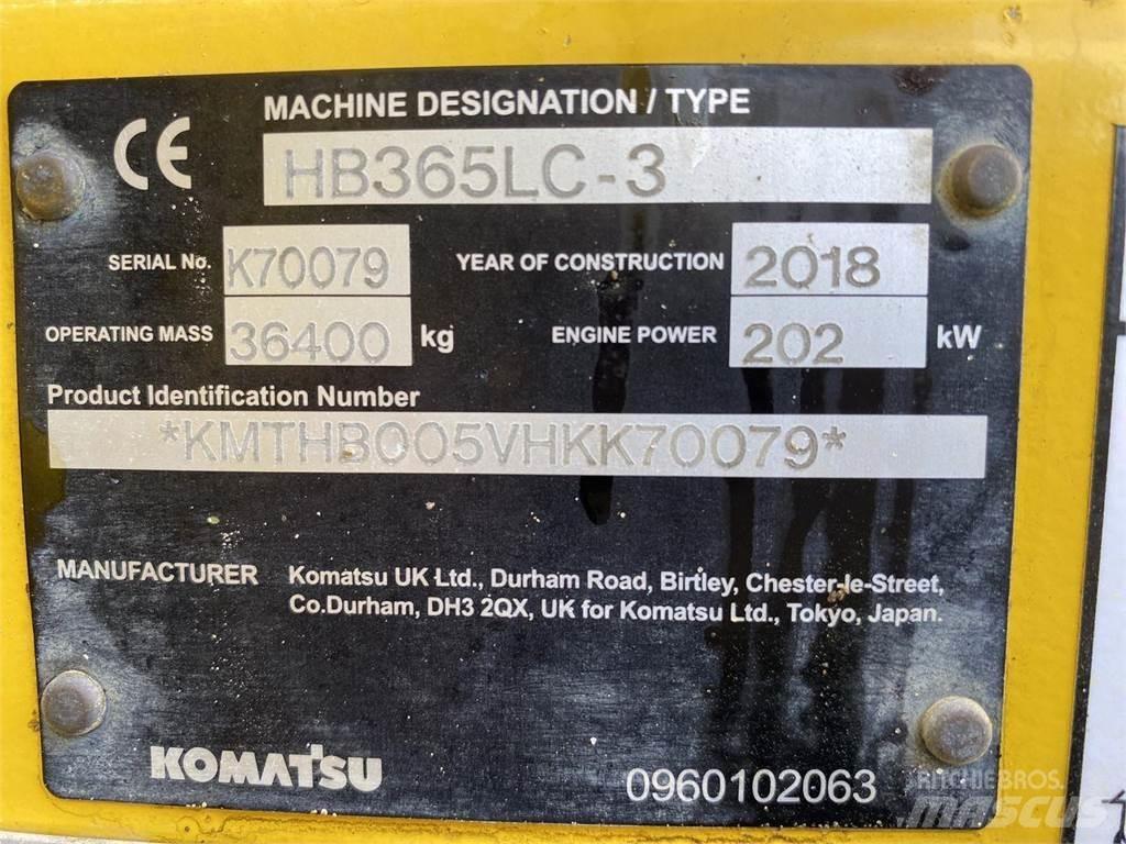 Komatsu HB365LC-3 Paletli ekskavatörler