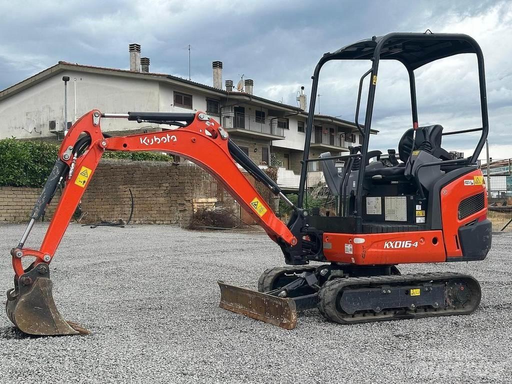 Kubota KX016-4 Mini ekskavatörler, 7 tona dek
