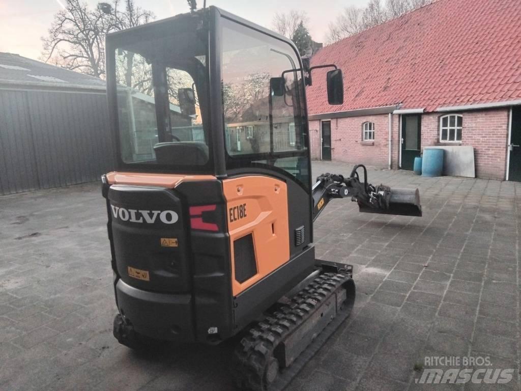 Volvo EC 18 E Mini ekskavatörler, 7 tona dek