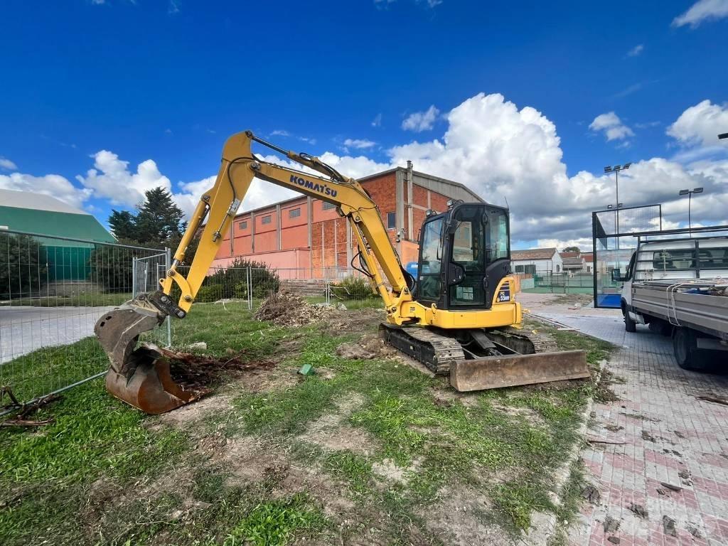 Komatsu PC55 Mini ekskavatörler, 7 tona dek