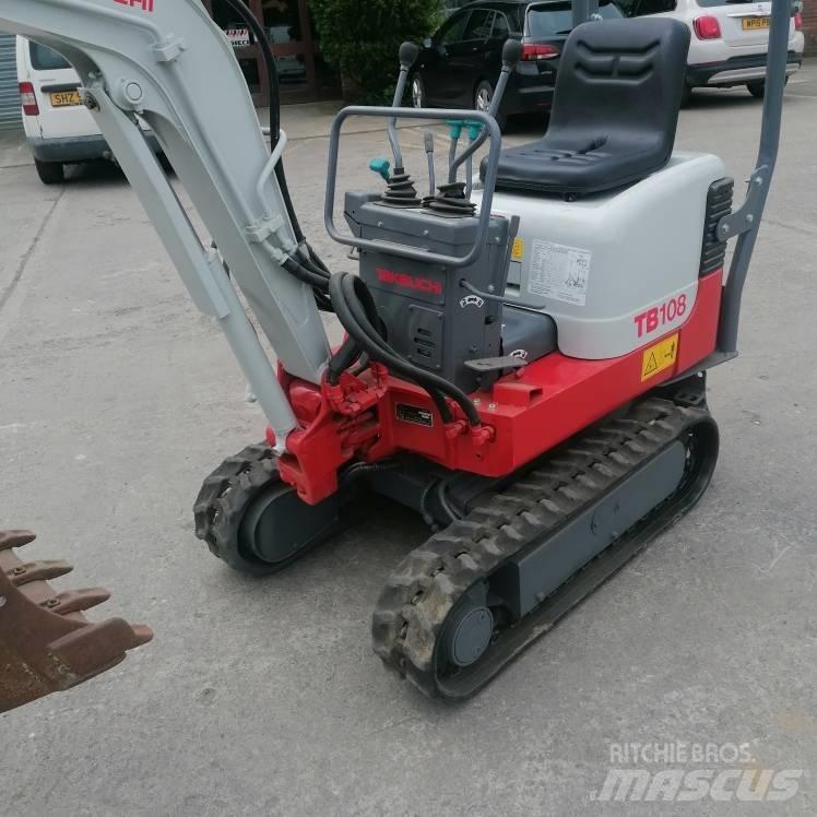 Takeuchi TB108 Mini ekskavatörler, 7 tona dek