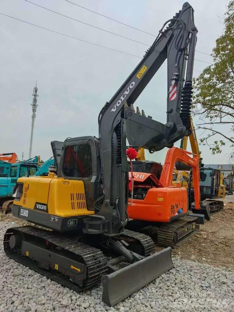 Volvo EC55D Mini ekskavatörler, 7 tona dek