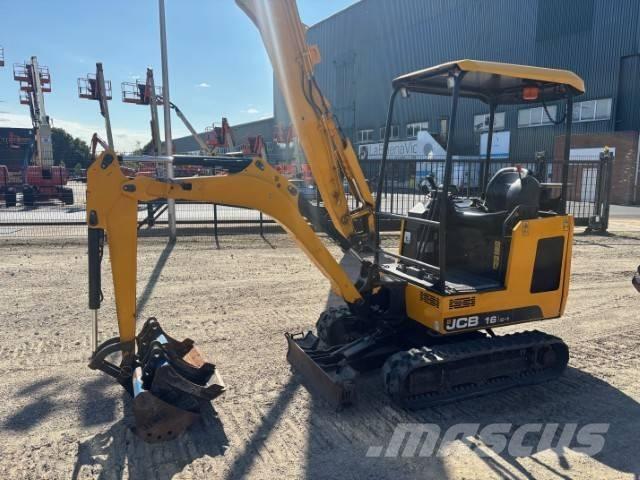 JCB 16 C Mini ekskavatörler, 7 tona dek