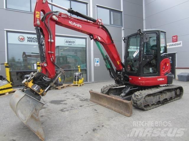 Kubota U 55-4 Mini ekskavatörler, 7 tona dek
