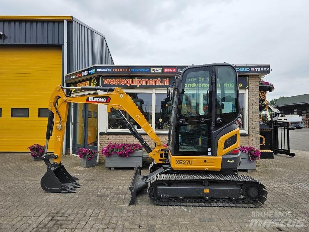 XCMG XE27U Mini ekskavatörler, 7 tona dek