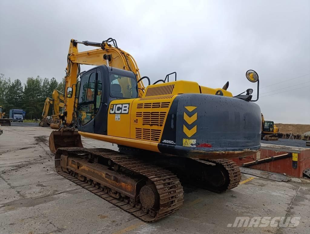JCB JS 260 Paletli ekskavatörler