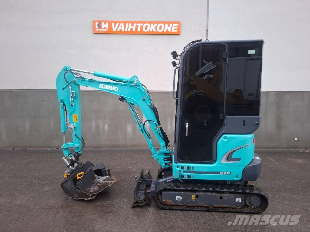 Kobelco SK 17 SR-3E Mini ekskavatörler, 7 tona dek
