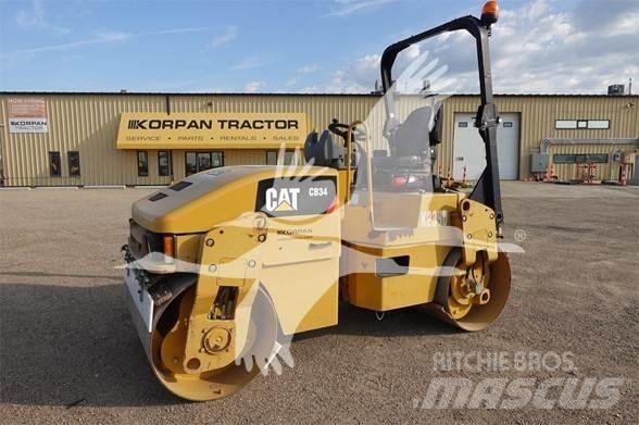 CAT CB34 Tek tamburlu silindirler