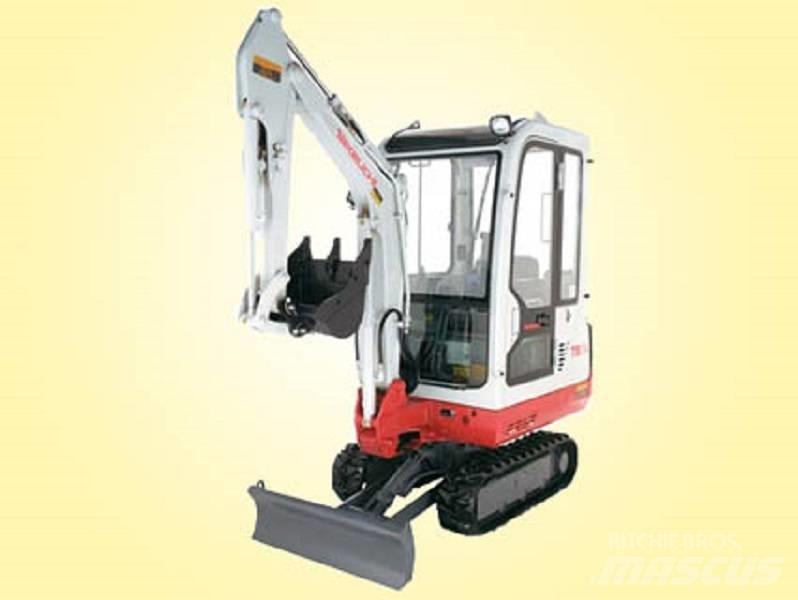 Takeuchi TB016 Mini ekskavatörler, 7 tona dek