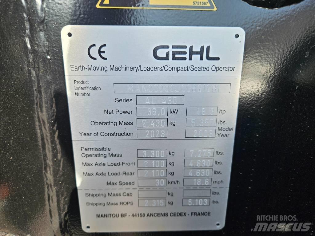 Gehl AL430 Kazici yükleyiciler