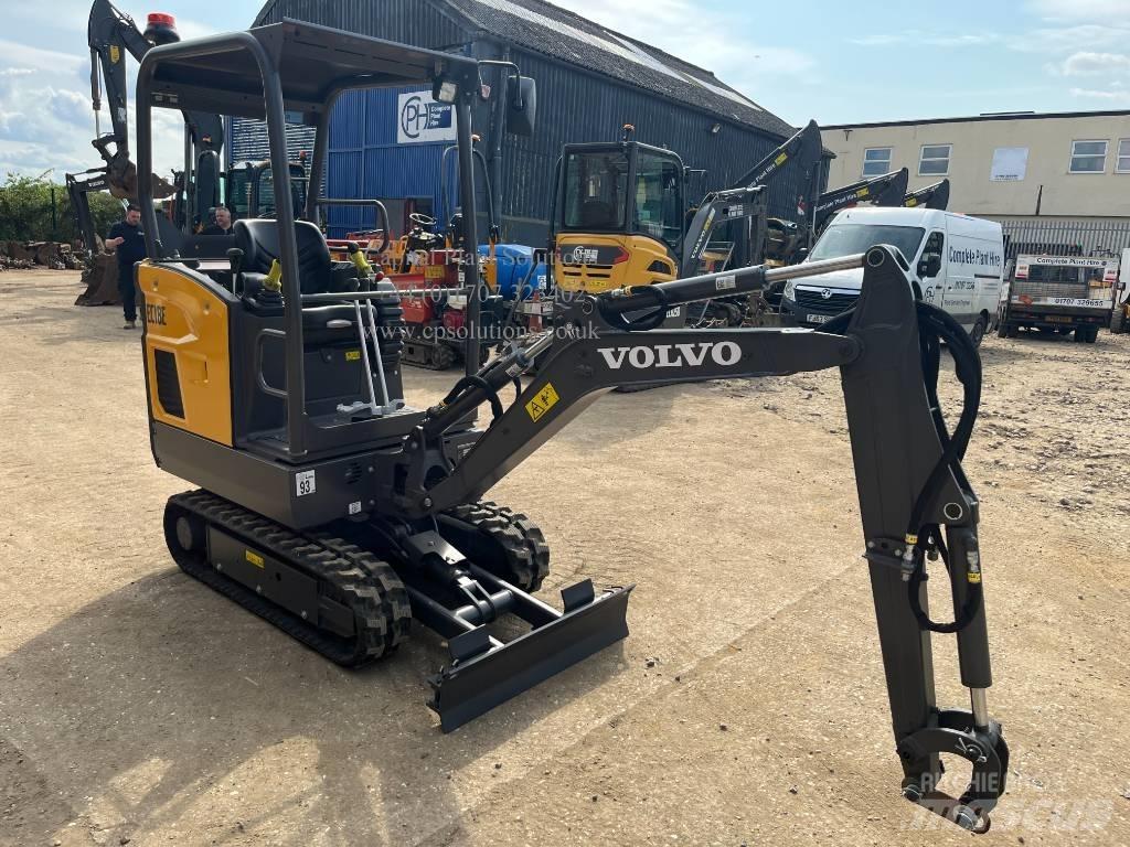 Volvo EC 18 E Mini ekskavatörler, 7 tona dek