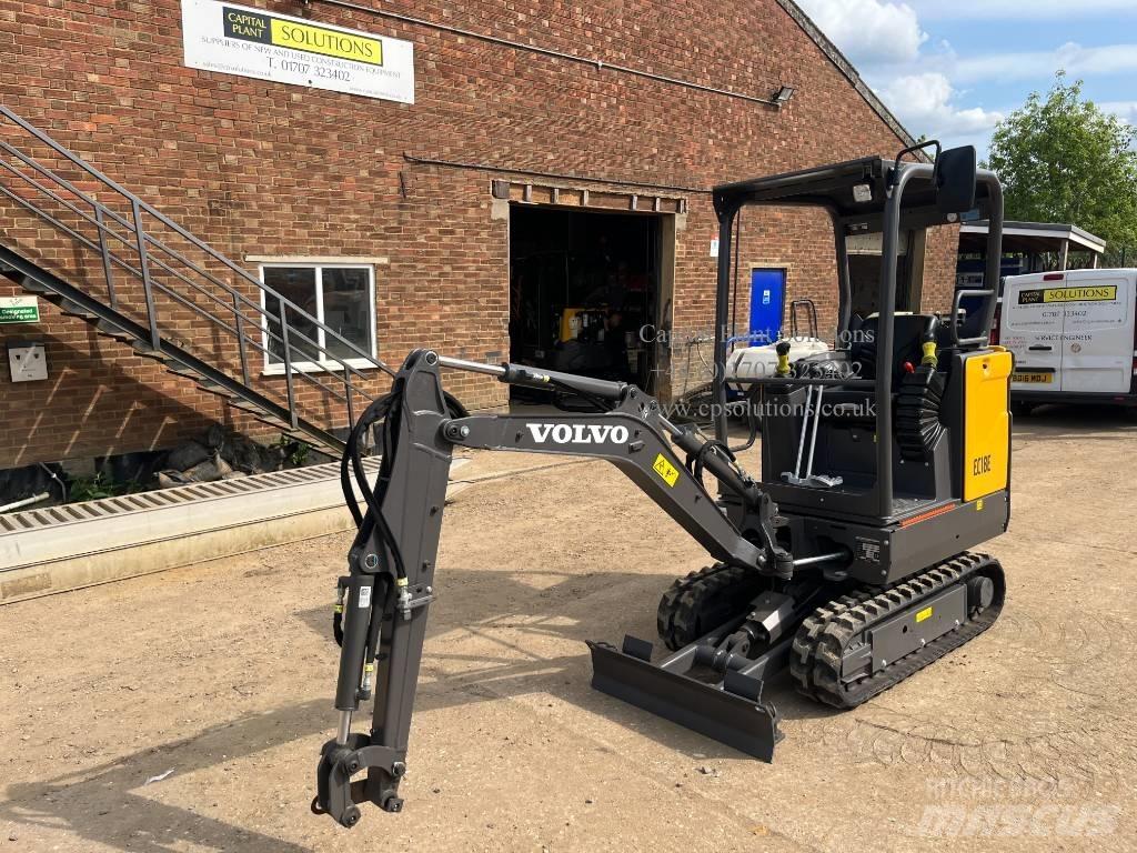 Volvo EC 18 E Mini ekskavatörler, 7 tona dek