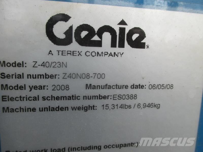 Genie Z 40/23 N Körüklü personel platformları