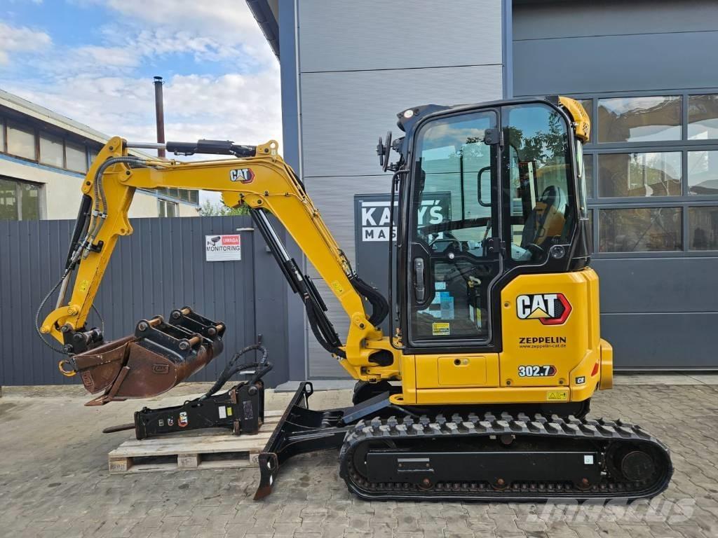 CAT 302.7 CR Mini ekskavatörler, 7 tona dek