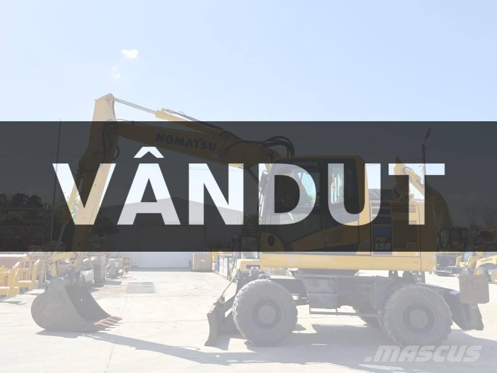 Komatsu PW 158-11 Lastik tekerli ekskavatörler