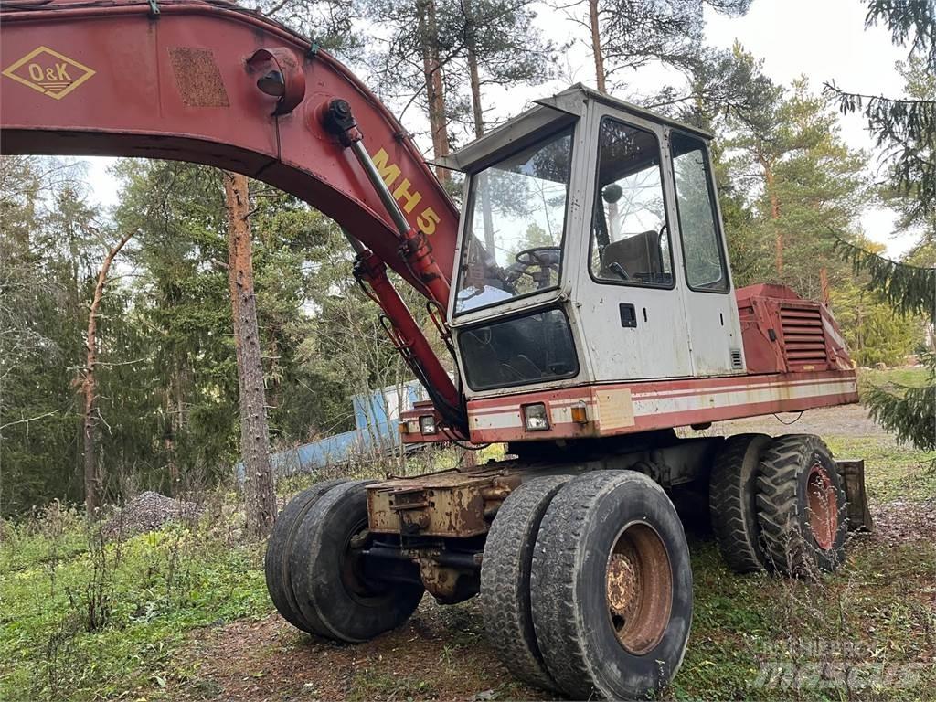O&K MH5 Lastik tekerli ekskavatörler