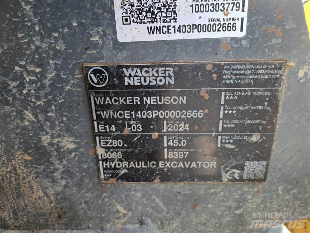 Wacker Neuson EZ80 Paletli ekskavatörler