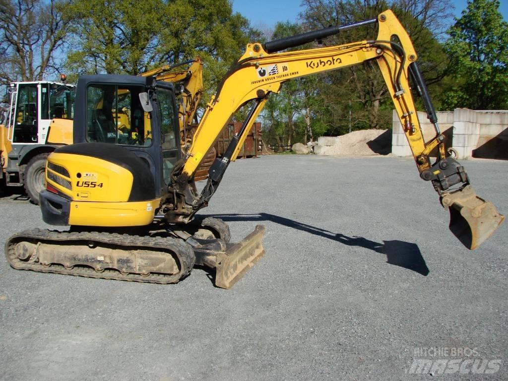 Kubota U 55-4 Mini ekskavatörler, 7 tona dek