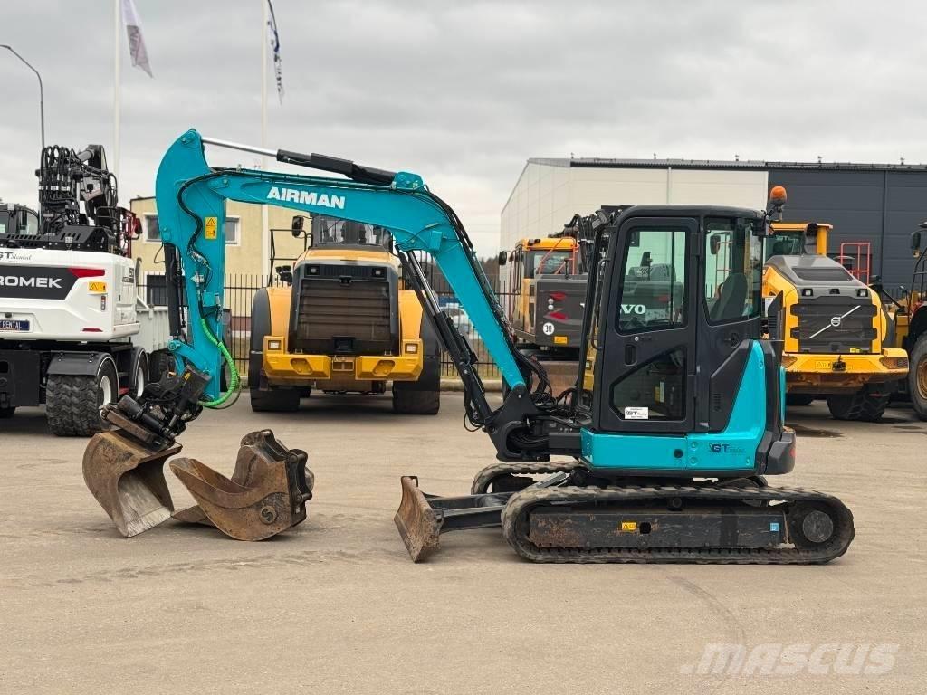 Airman AX 55 Mini ekskavatörler, 7 tona dek