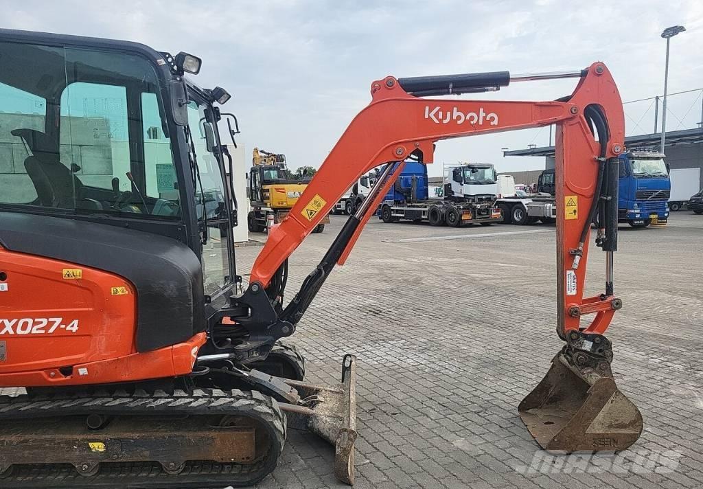 Kubota KX027-4 Mini ekskavatörler, 7 tona dek