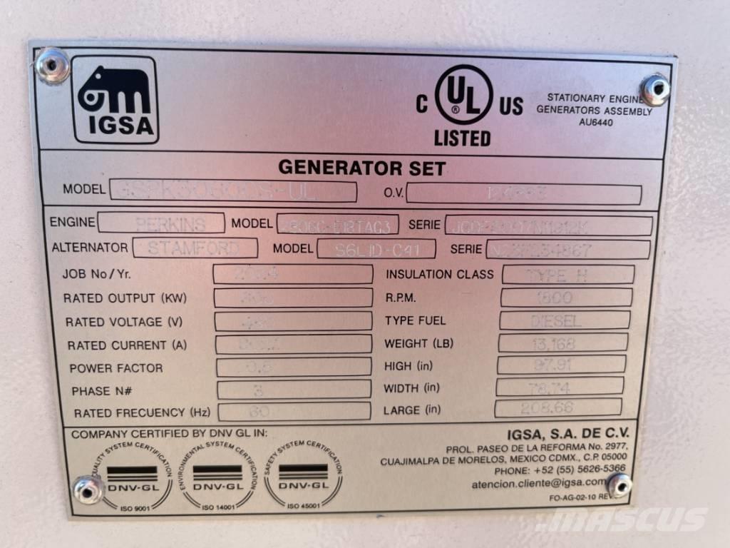  IGSA  GSPK20600L-UL Dizel Jeneratörler
